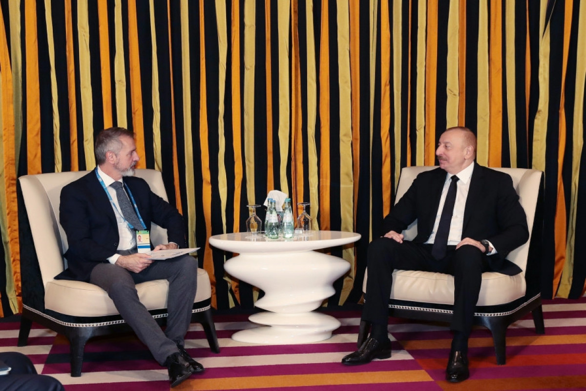 President of Azerbaijan Ilham Aliyev met with Chairman of Board of Directors of Indra in Munich