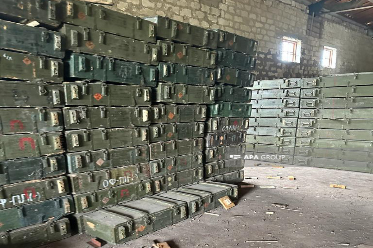 Azerbaijan Army found ammunition depot in Khojaly