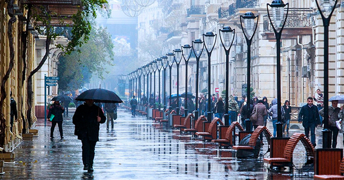Как долго в Азербайджане сохранится дождливая погода?