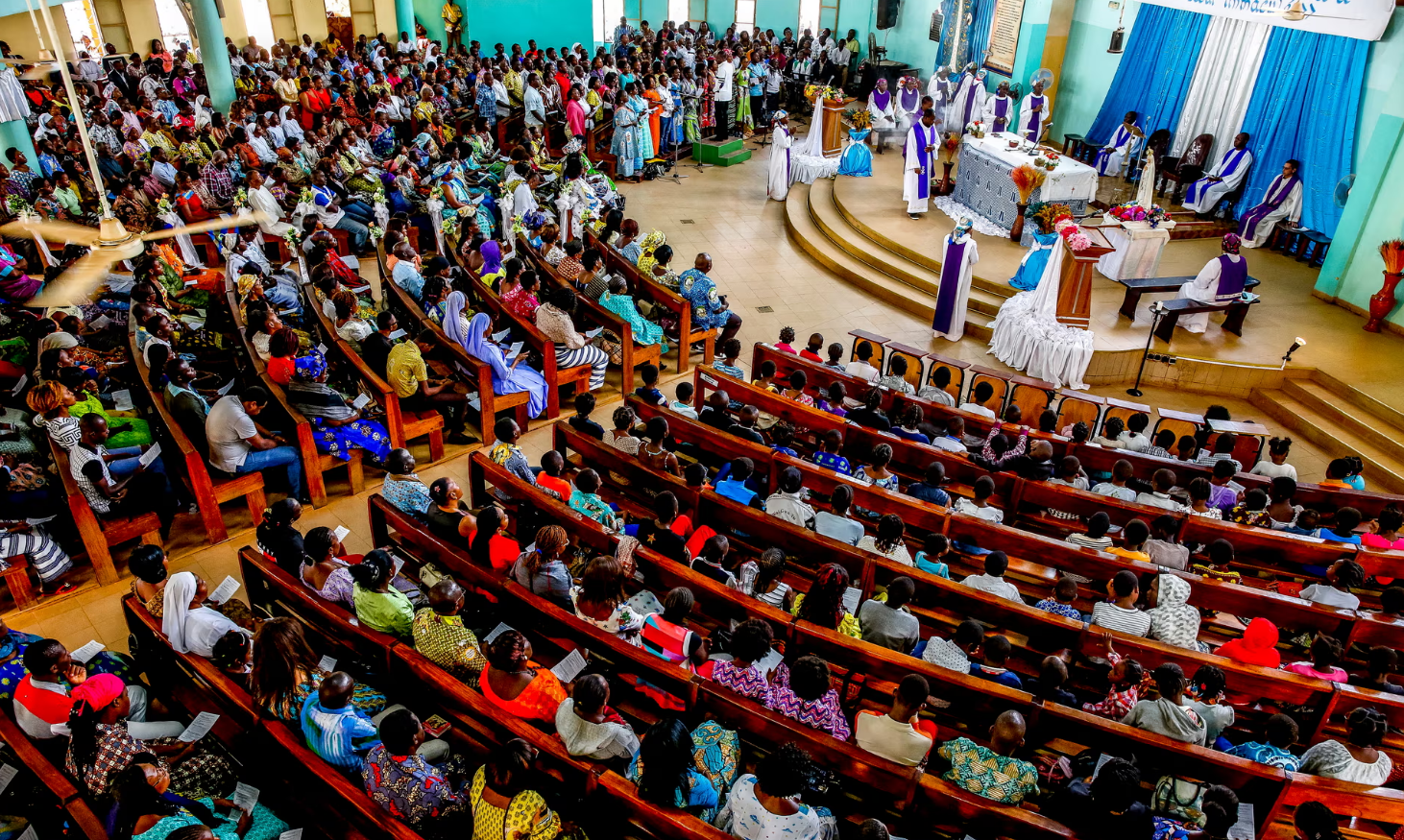 Raiders kill at least a dozen worshippers at Burkina Faso church