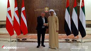 وزير خارجية الإمارات يستقبل نظيره الدانماركي