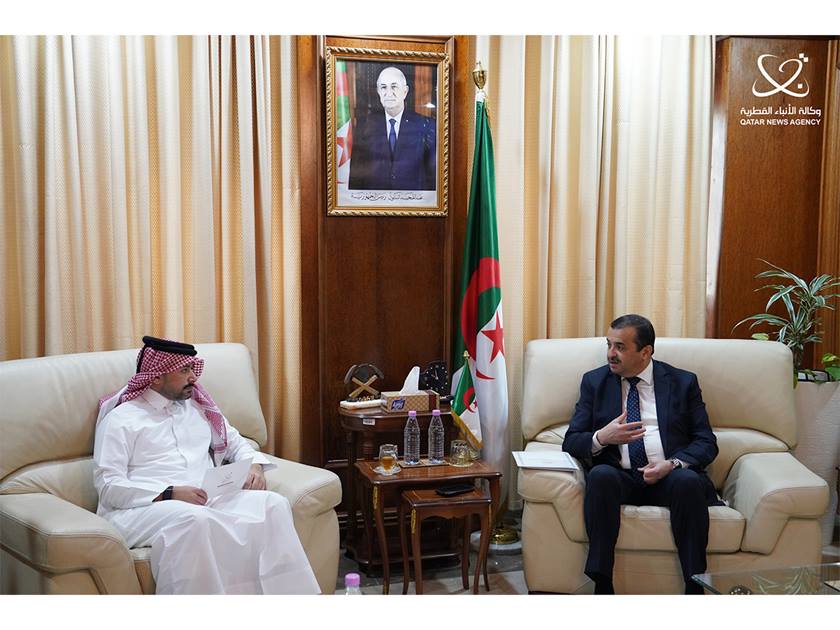 وزير الطاقة  الجزائري : نتطلع لتعزيز الشراكة مع قطر