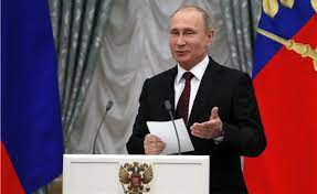 الرئيس الروسي فلاديمير بوتين يلقى خطابه السنوي للأمة