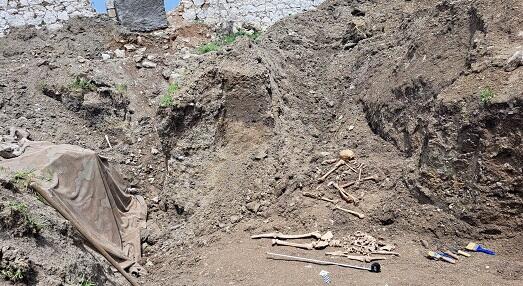 Remains of another child removed from mass grave found in Khojaly