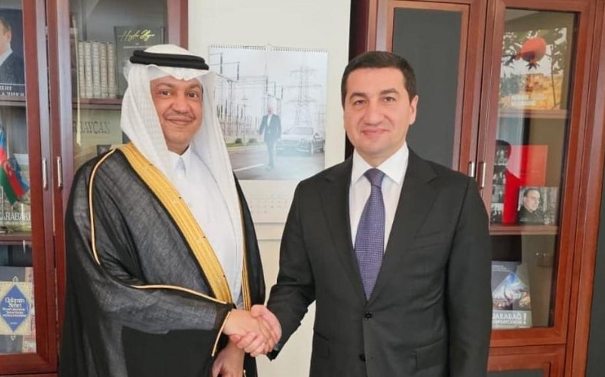 Hikmat Hajiyev meets ambassador of Saudi Arabia to Azerbaijan
