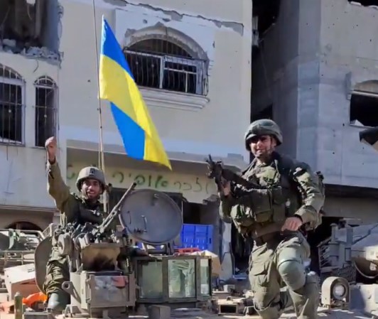 مرتزقة أوكرانيين يقاتلون في صفوف جيش الاحتلال بقطاع غزة