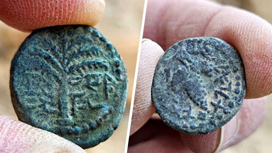 Монеты времен восстания евреев против римлян нашли в Израиле