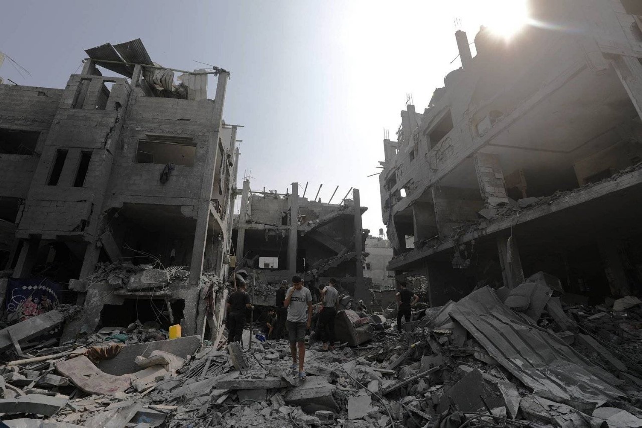 ثلاثين مليار دولار أضرار الحرب... وتدمير 80 % من مباني مدينة غزة