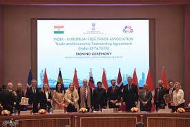 الهند و4 دول أوروبية توقع اتفاقية للتجارة الحرة