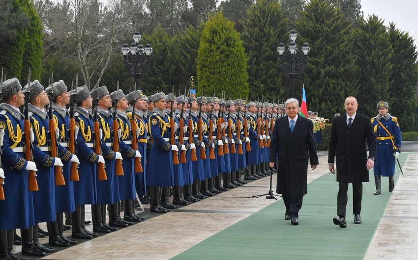 Official welcome ceremony held for Kazakhstan President Kassym-Jomart Tokayev