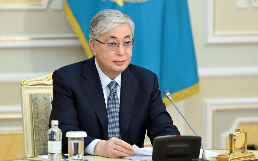 President of Kazakhstan Tokayev arrives in Azerbaijan’s Fuzuli