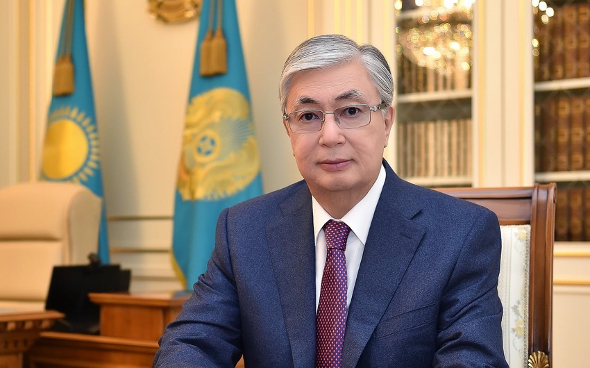 President of Kazakhstan views master plan of Fuzuli