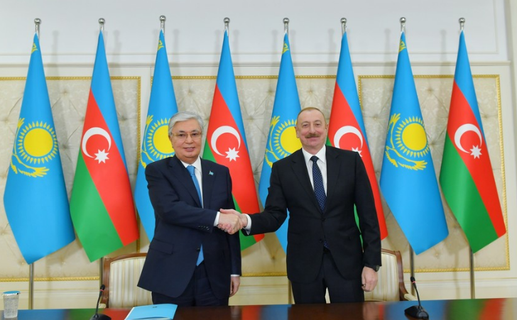 Azerbaijani and Kazakhstani presidents attend opening ceremony of Kurmangazy Children's Creativity Center in Fuzuli