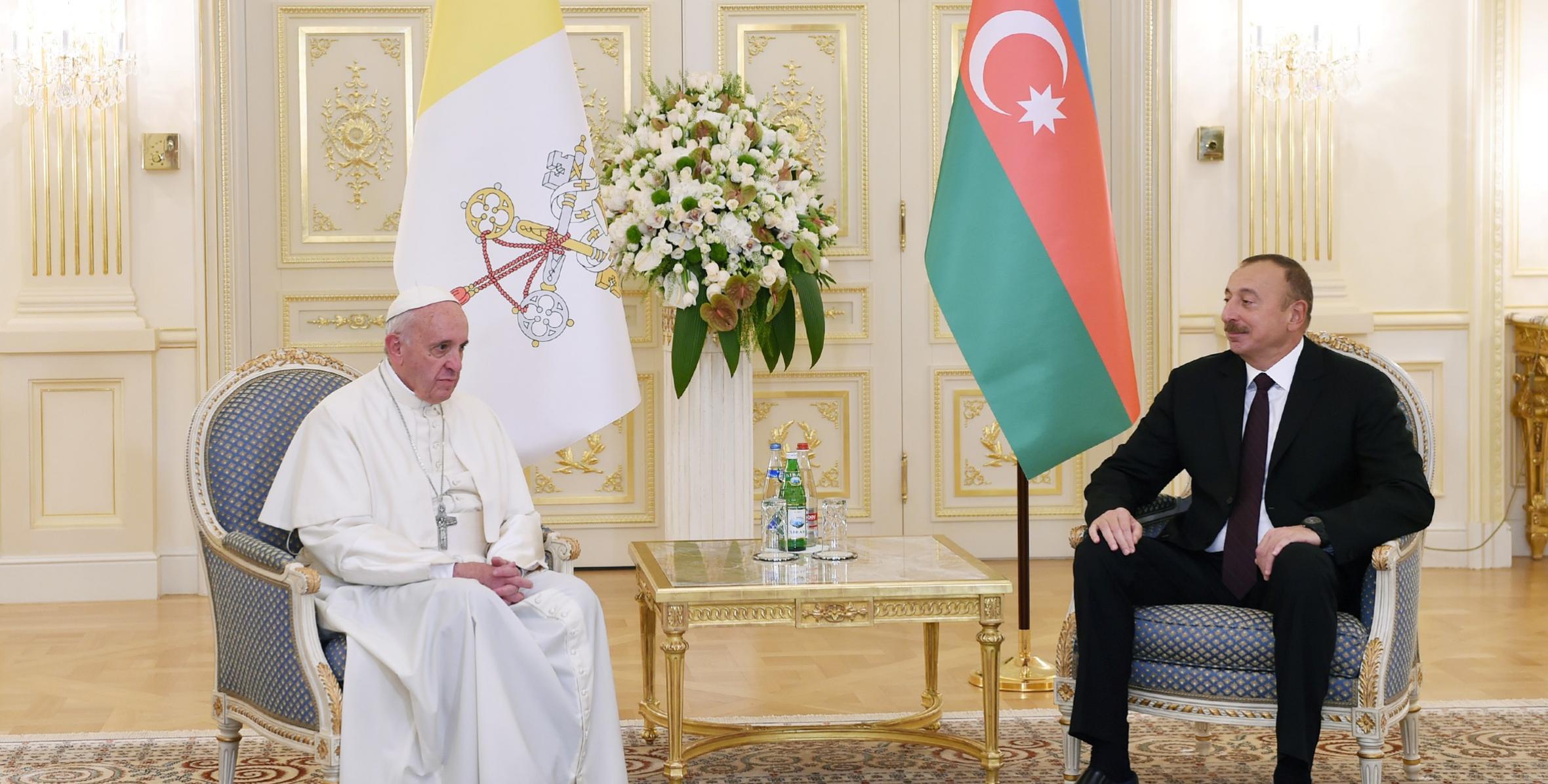 Ilham Aliyev congratulates Pope Francis