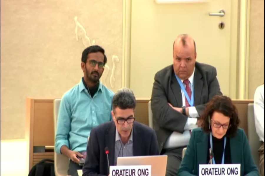 IEPF Representative Addresses UN Human Rights Council, Demanding Accountability for the victims of child trafficking