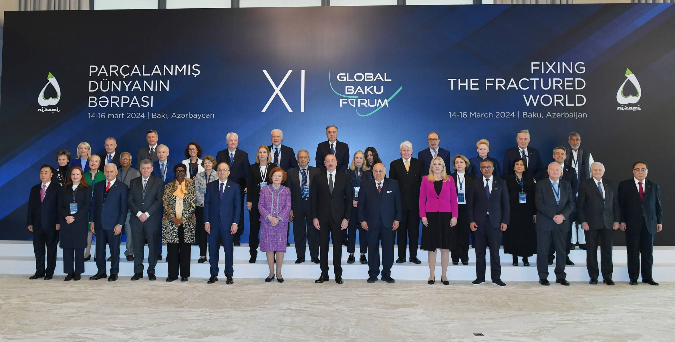 Bakıda XI Qlobal Bakı Forumu keçirilir, İlham Əliyev iştirak edir
