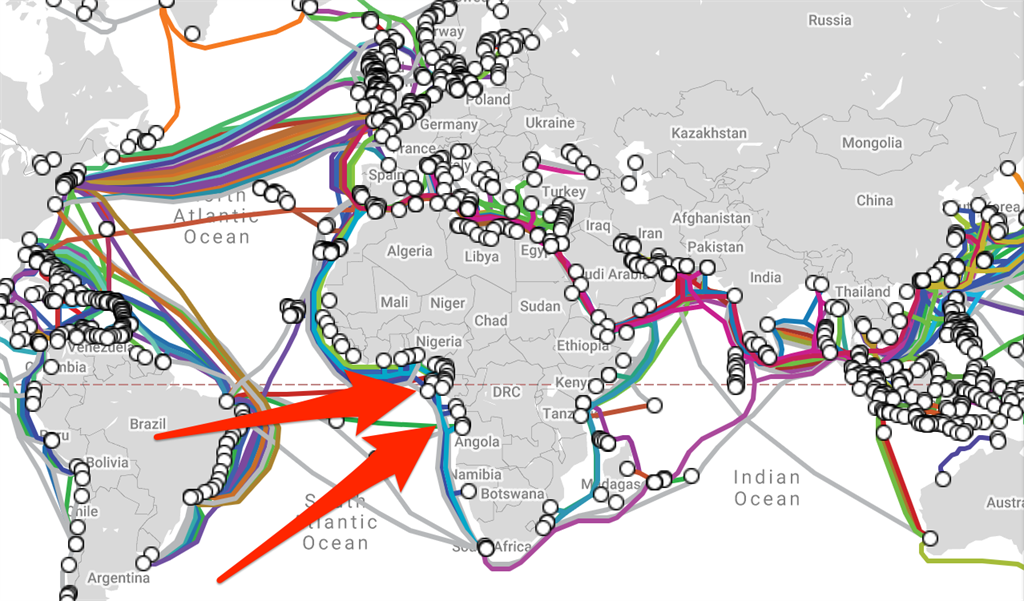 Cənubi Afrikada internet kəsilib