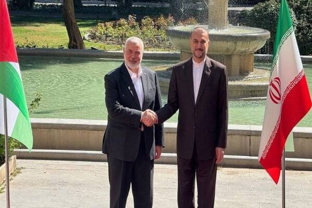 هنية يلتقي عبد اللهيان في طهران... ويؤكد إسرائيل فشلت بتحقيق أهدافها