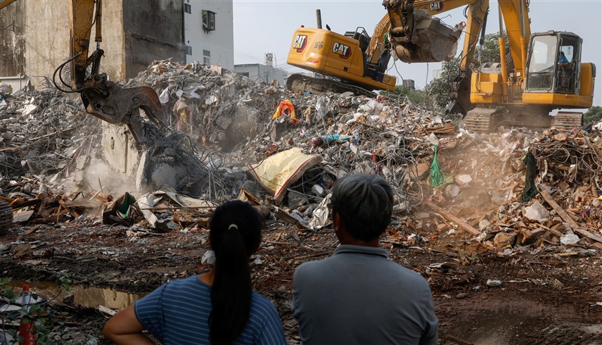 ارتفاع عدد مصابي زلزال تايوان إلى أكثر من ألف شخص