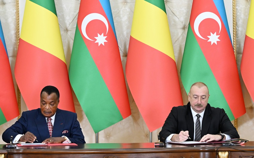 Azerbaijan, Republic of the Congo sign documents