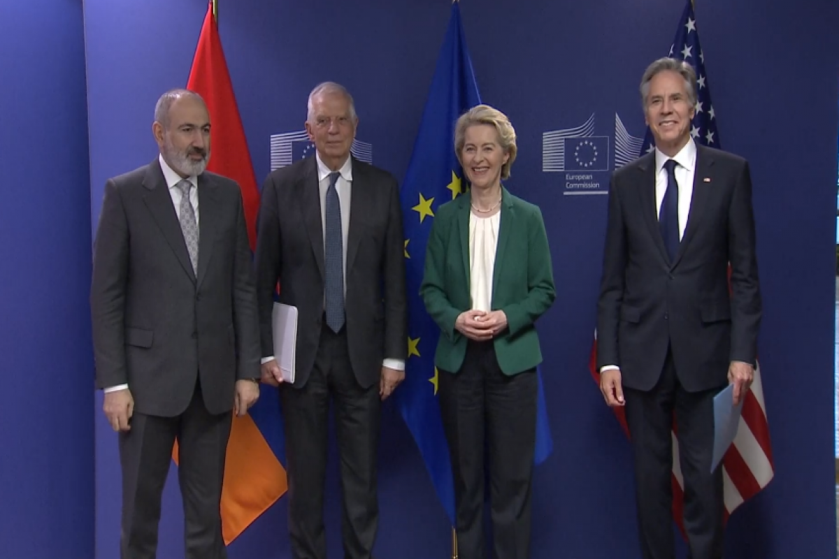 EU-U.S.-Armenia tripartite meeting kicks off in Brussels