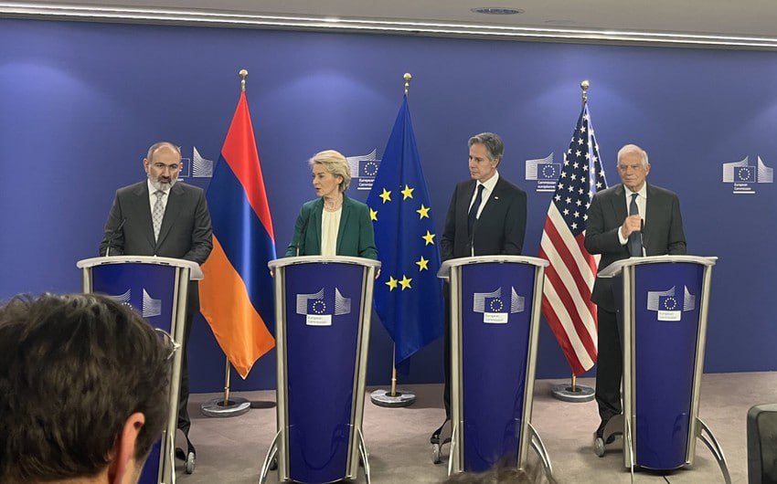 انطلاق الاجتماع الثلاثي بين أرمينيا و الولايات المتحدة والاتحاد الأوروبي في بروكسل