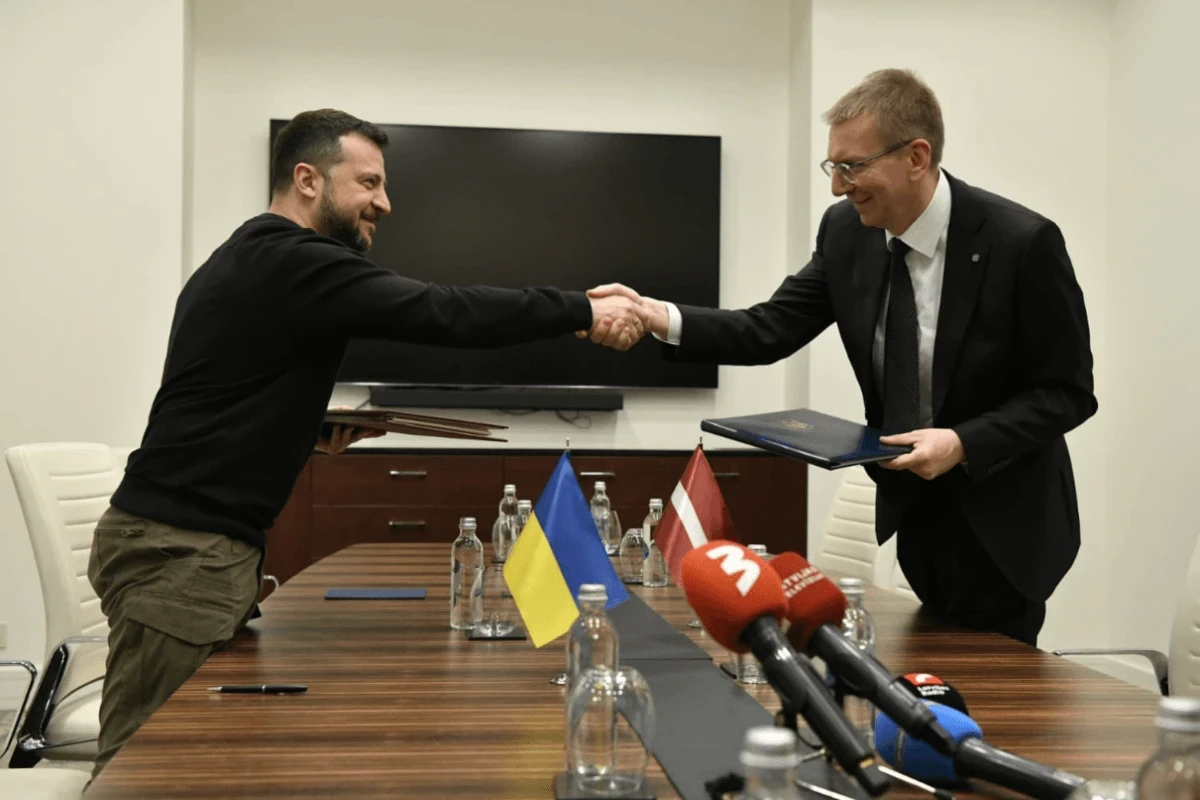 Ukrayna və Latviya arasında təhlükəsizlik sazişi imzalanıb