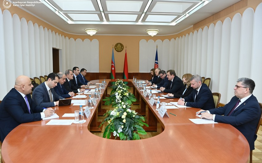 FMs of Azerbaijan, Belarus meet in Minsk