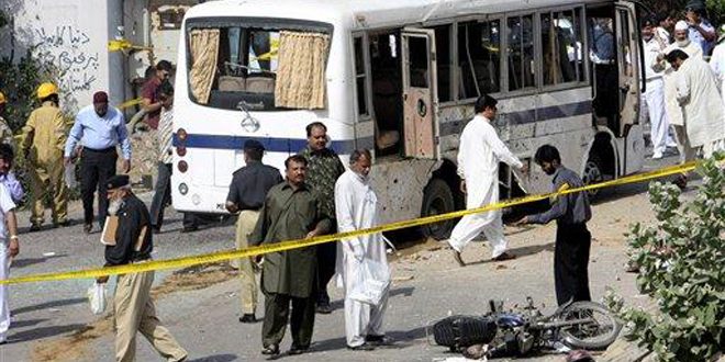ارتفاع عدد الضحايا في التفجير الانتحاري قرب مسجد في باكستان إلي 40 قتيل