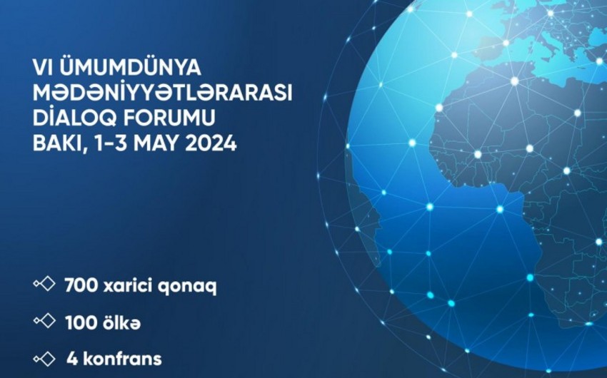 Hundreds of guests to attend 6th World Forum on Intercultural Dialogue in Baku