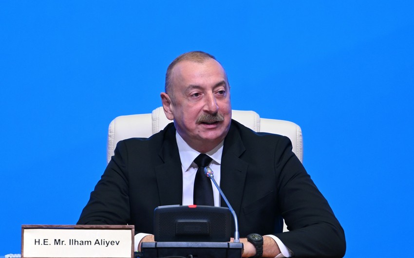President: Representatives from various ethnic groups and religions living in Azerbaijan are patriots of state