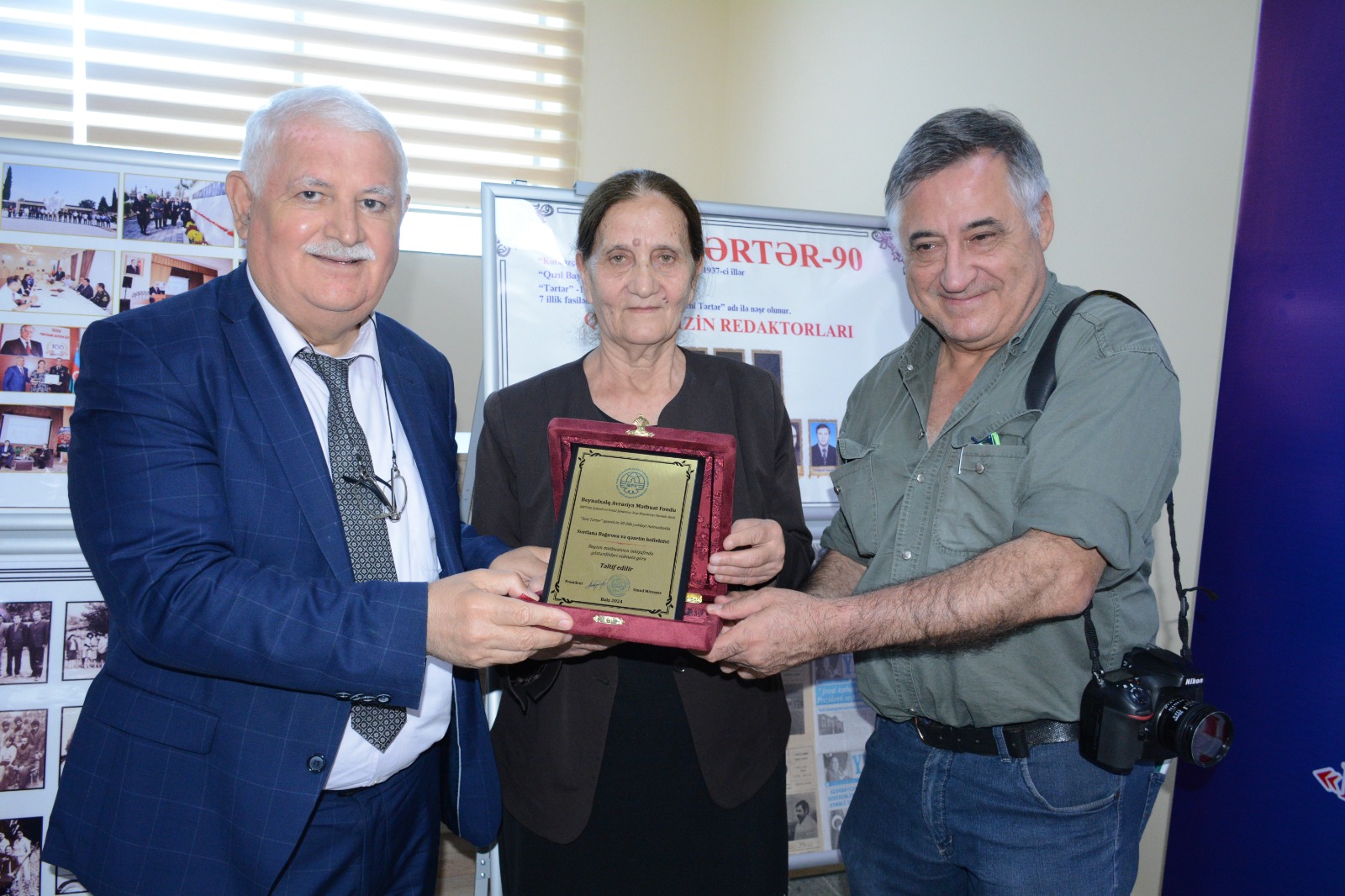 "New Tartar" Newspaper Staff Honored by International Eurasia Press Fund - PHOTOS