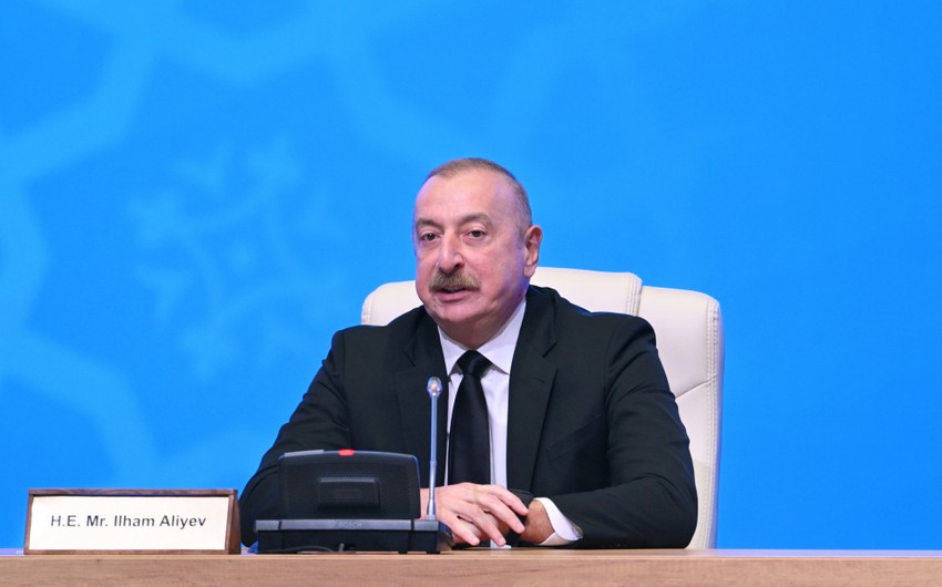 President of Azerbaijan: ‘As a host country of COP29, we see our role in building bridges’