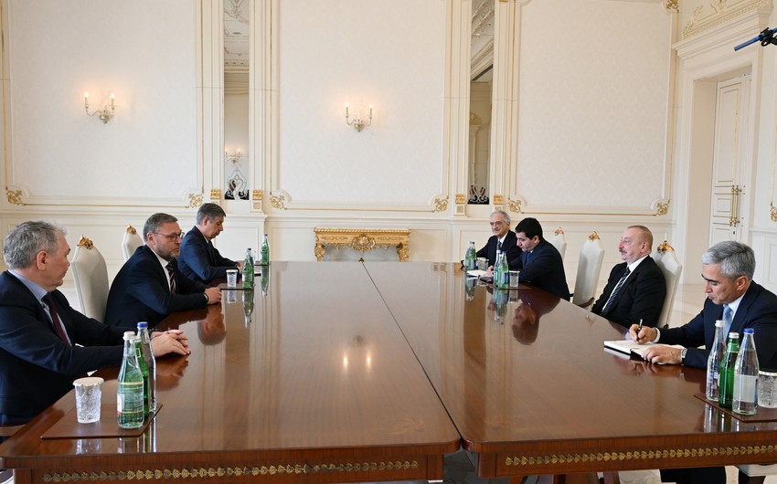 President Aliyev meets Russian Federation Council Deputy Speaker and State Duma Committee Chairman - FULL