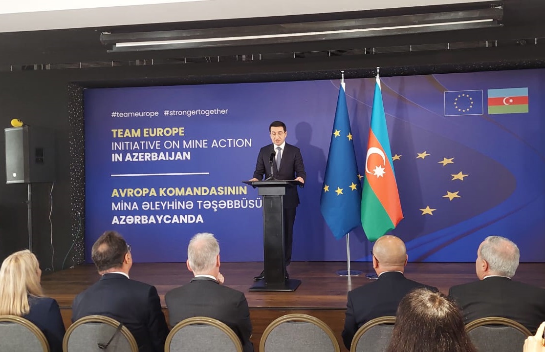 "Team Europe Initiative on Mine Action in Azerbaijan" Event Underway - PHOTOS