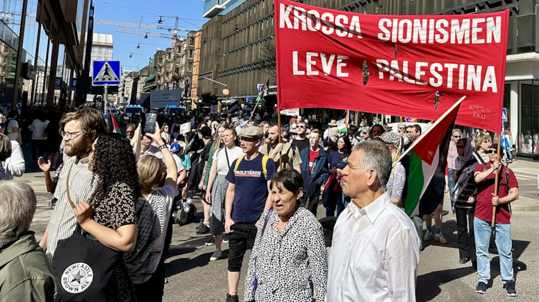 Протест против Евровидения в Швеции