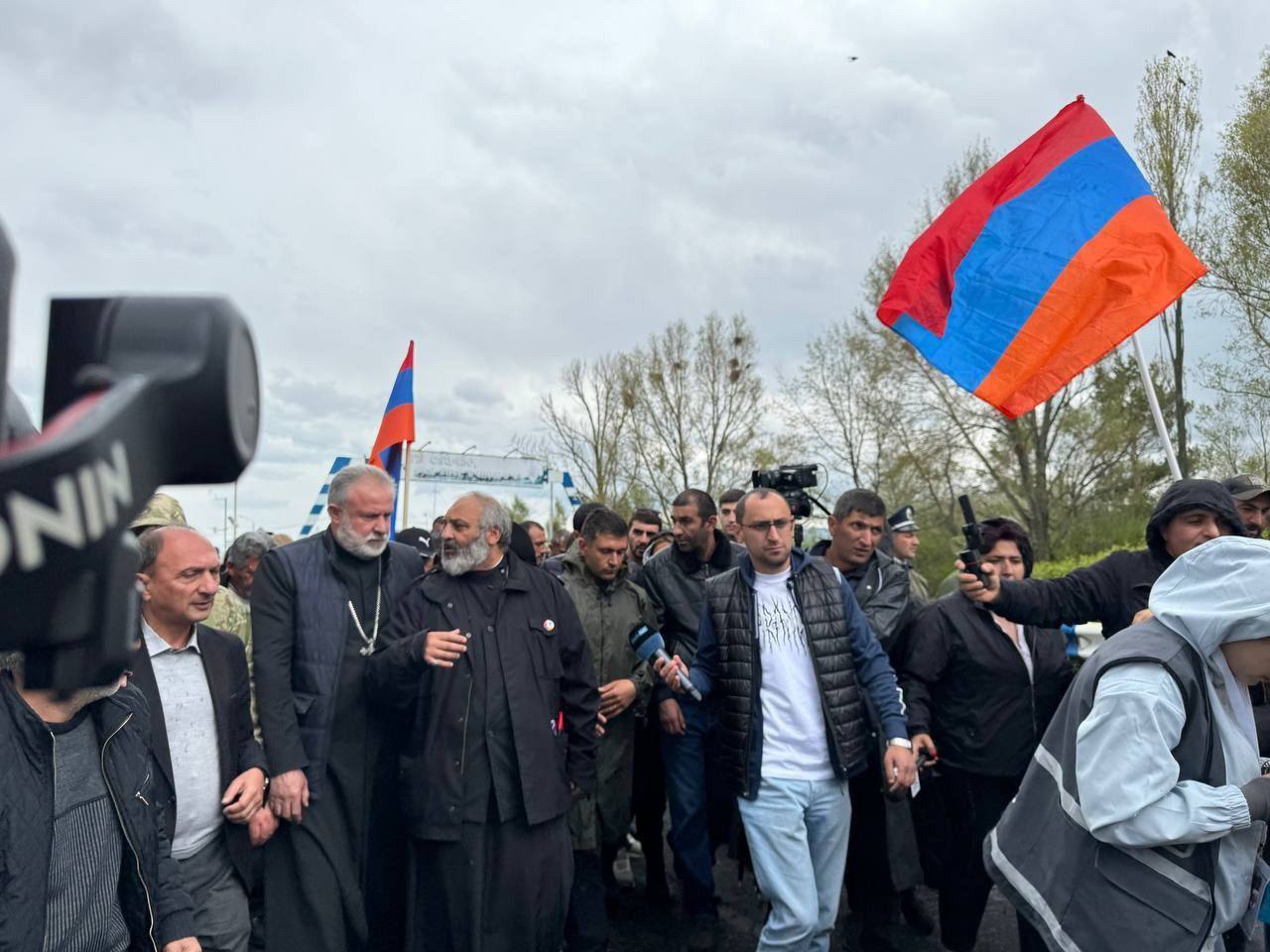 ASALA Terrorist Joins Delimitation Protests in Armenia - VIDEO