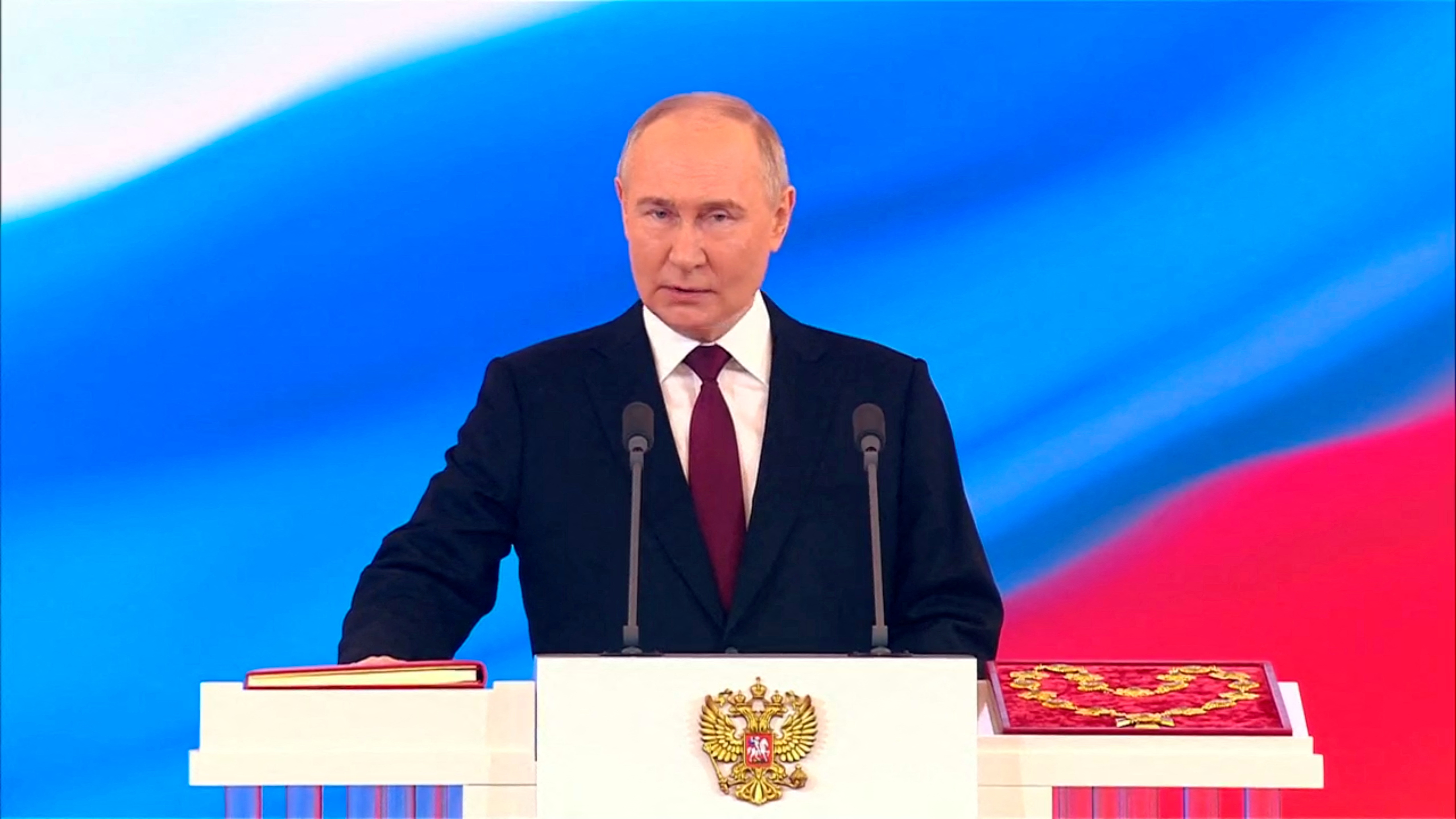Putinin beşinci prezidentlik müddəti başlayıb - VİDEO