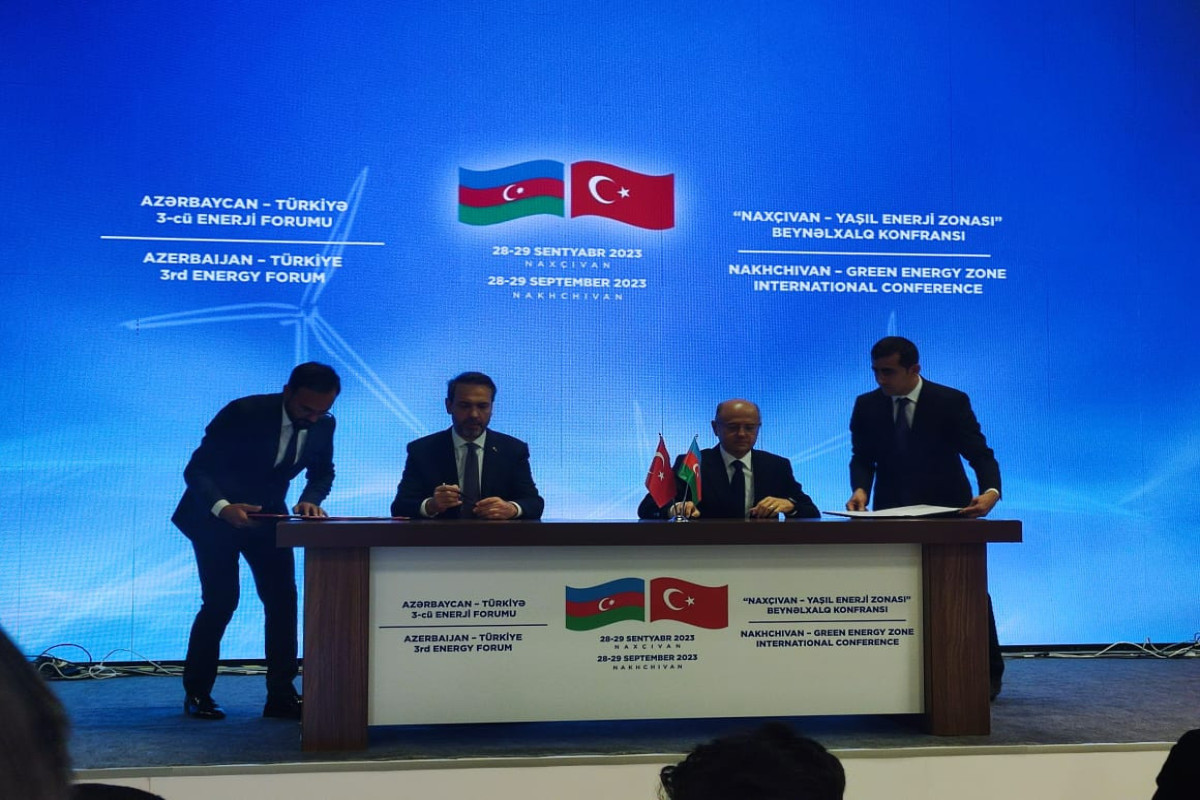 Ceremony was held on signing Azerbaijan-Türkiye III Energy Forum Protocol