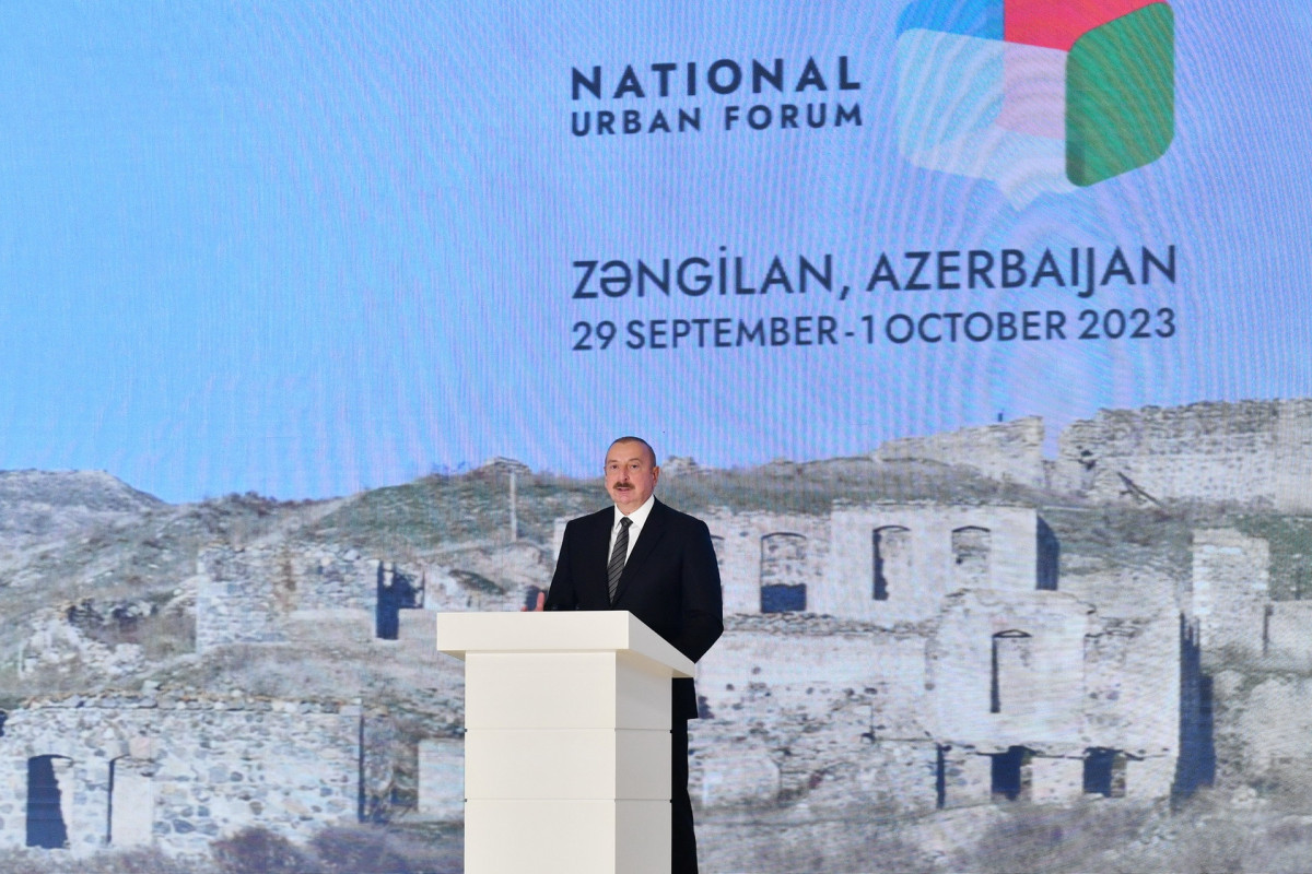 Azerbaijani President announces date of first return to Zangilan city