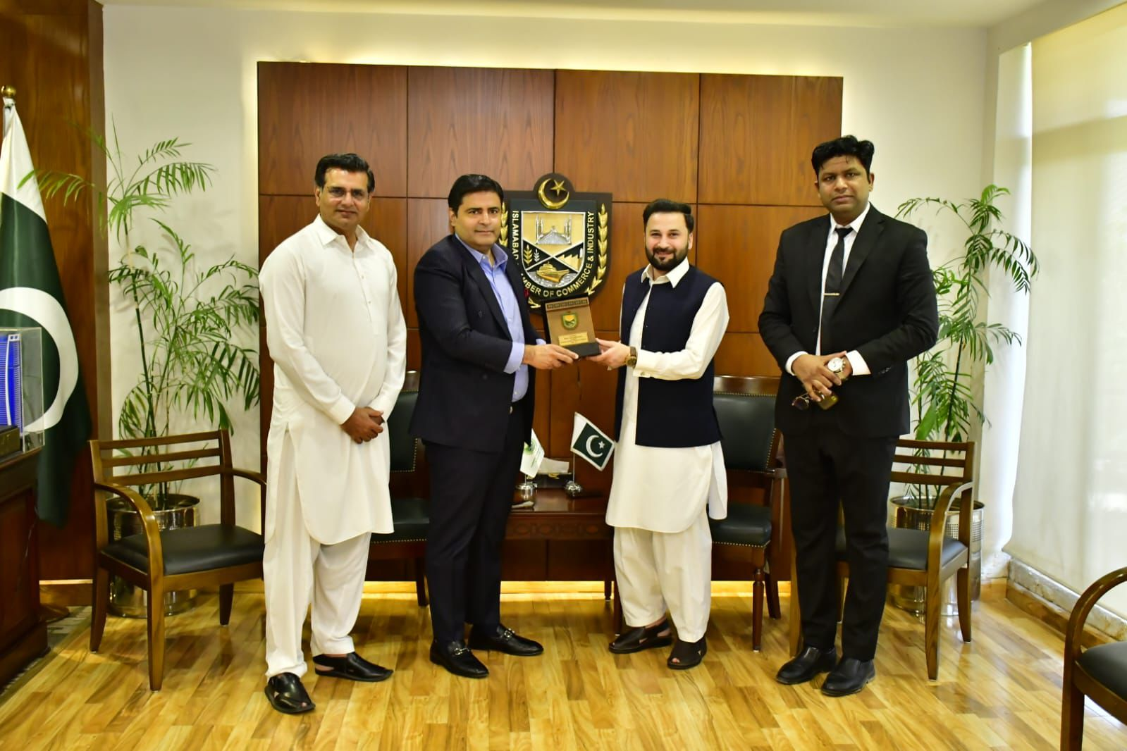 Engr Qaiser Nawab Collaborates with ICCI President to Boost Youth Entrepreneurship and Economic Development