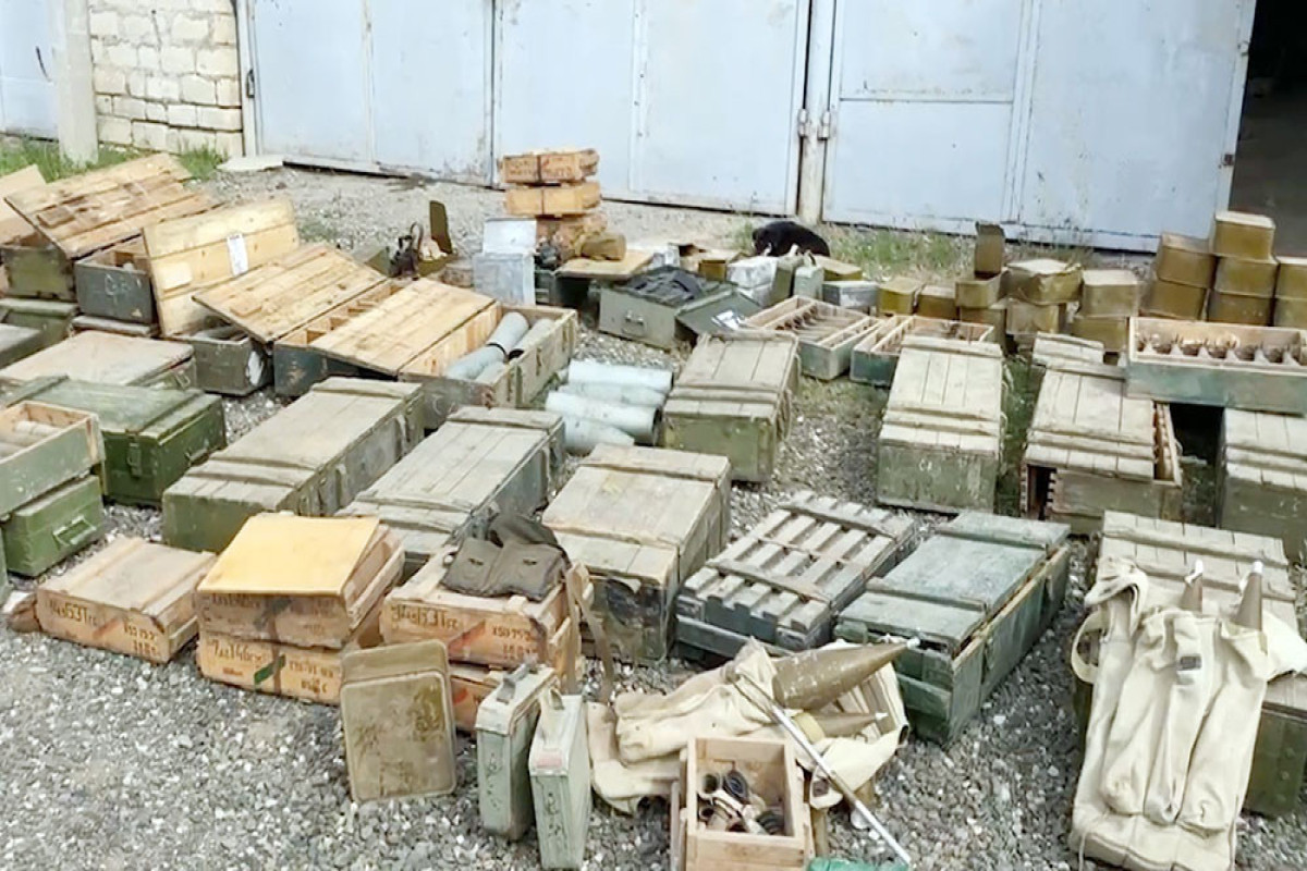 Azerbaijani Army seizes more ammunition and combat vehicles in territory of Aghdara