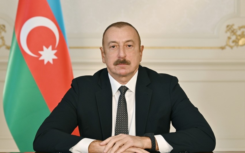 President Ilham Aliyev attends opening of first tunnel on Ahmadbayli-Fuzuli-Shusha highway