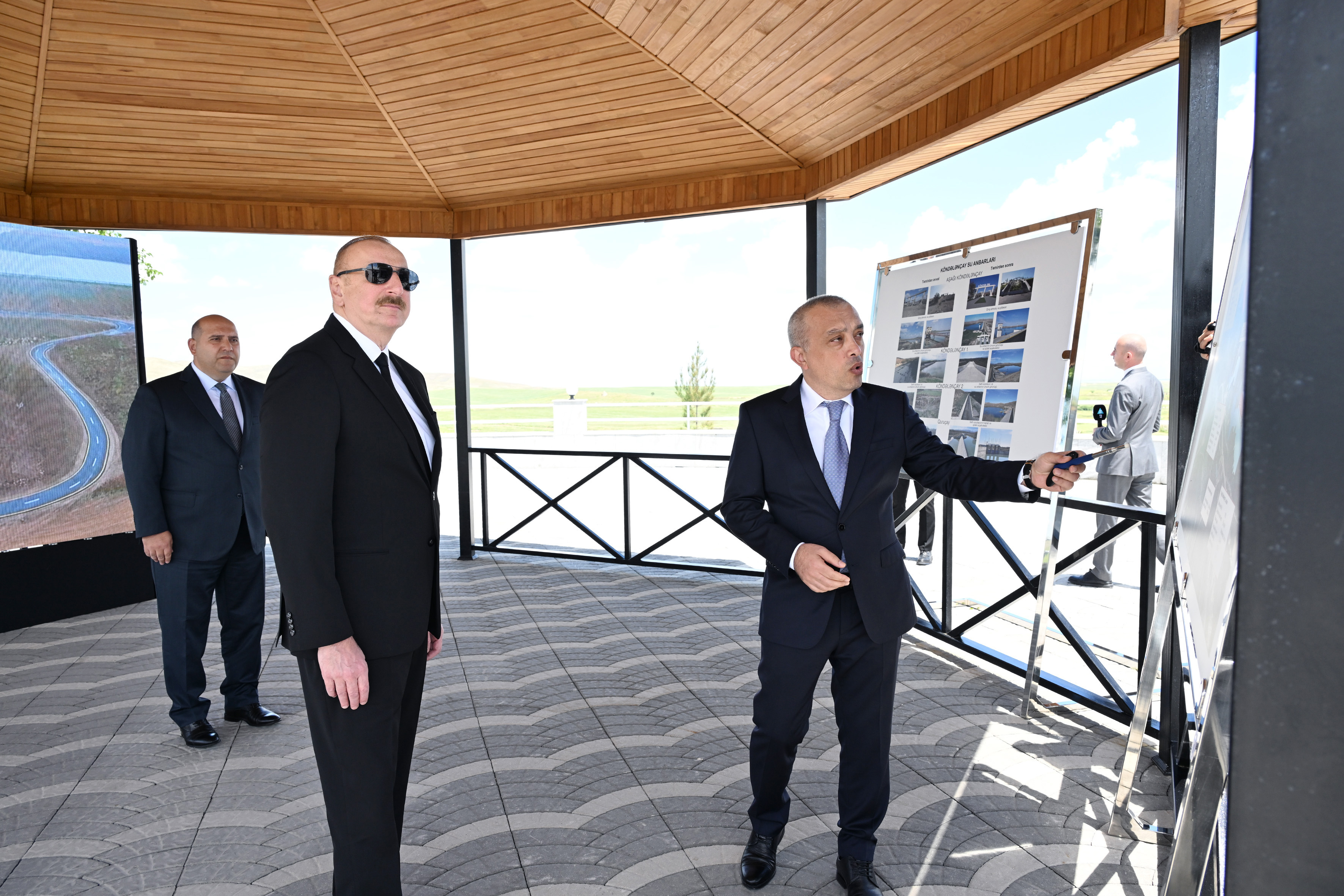 Prezident Köndələnçay su anbarları kompleksinin açılışında