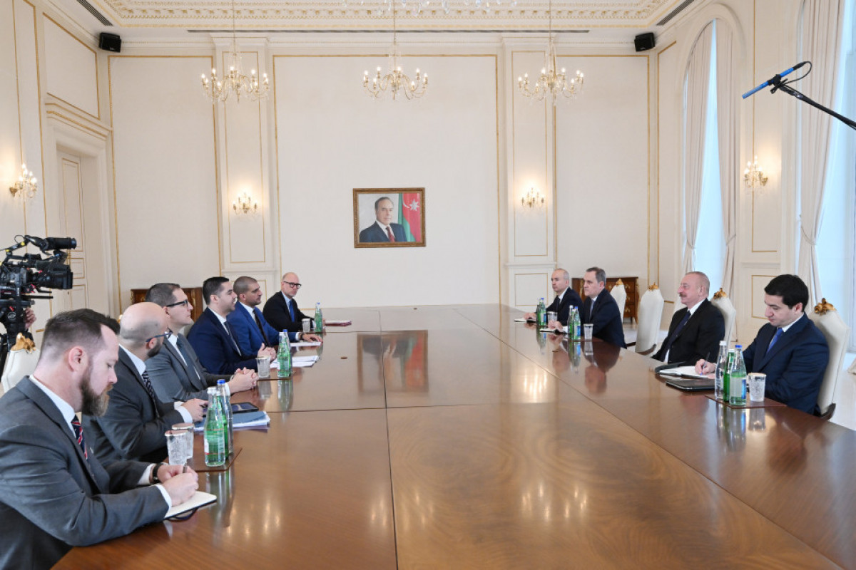President Ilham Aliyev receives delegation led by OSCE Chair-in-Office