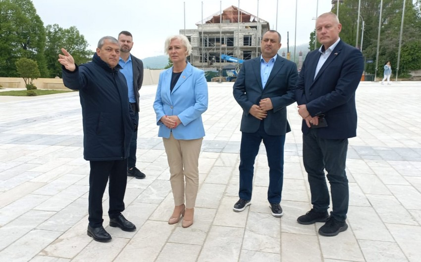 Chairman of the Latvian Parliament visited Azerbaijan's Shusha