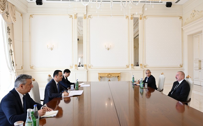 President Ilham Aliyev receives Minister of Investment, Industry and Trade of Uzbekistan