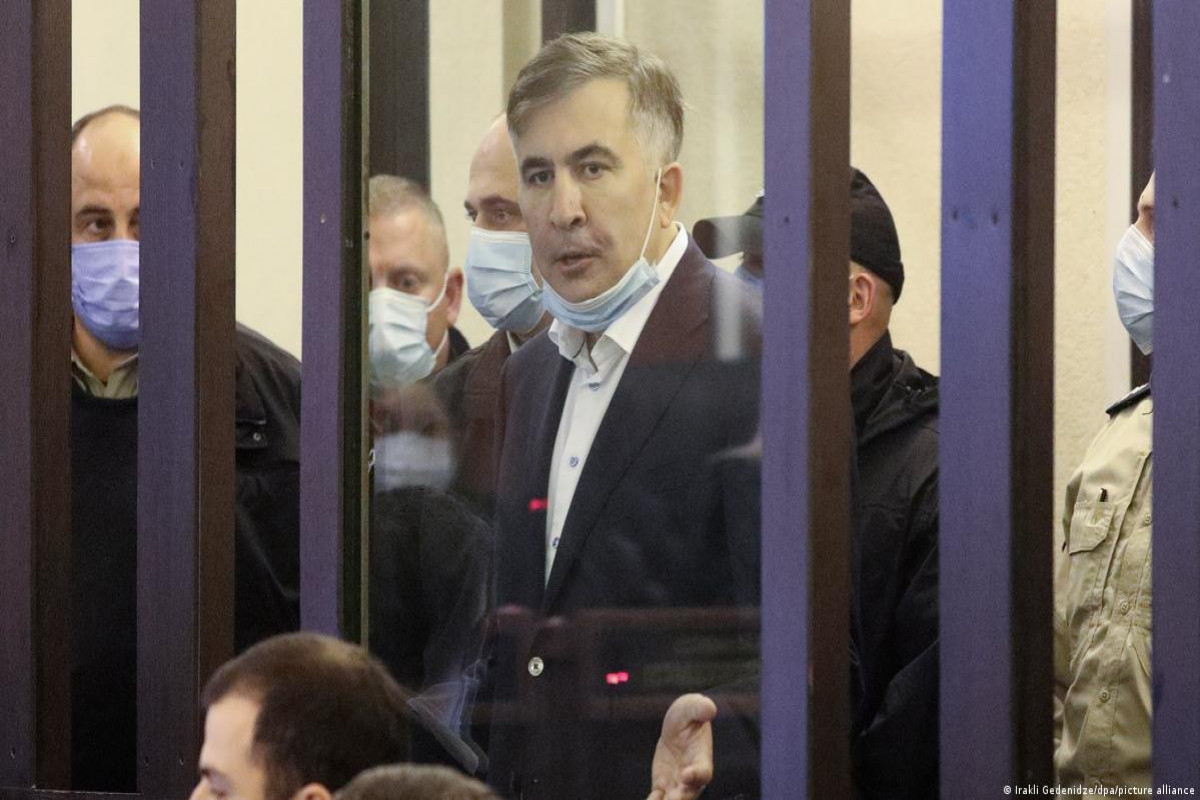 Georgian minister says Saakashvili to be transferred to prison ‘when time is right’