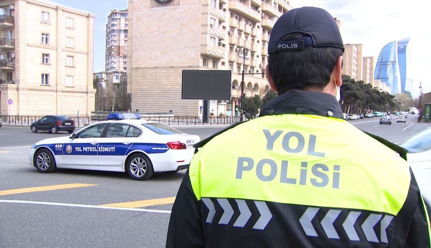 Yol polisinin qanuni tələbinə əməl etməyən yük avtomobilinin sürücüsü belə SAXLANILDI