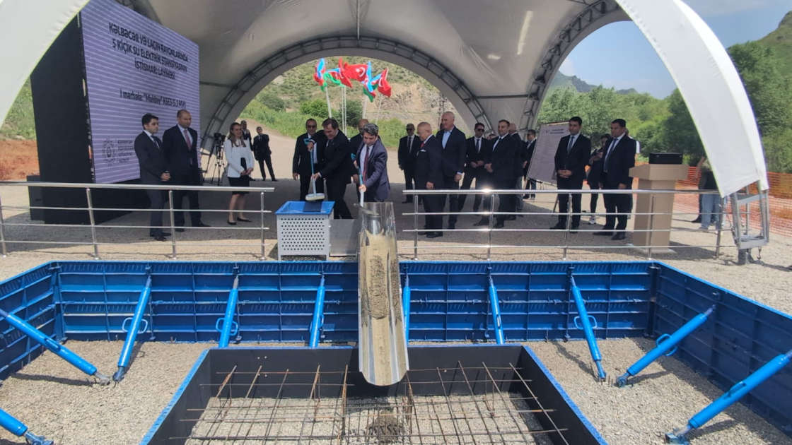 Groundbreaking ceremony for Malibay HPP held in Azerbaijan’s Lachin